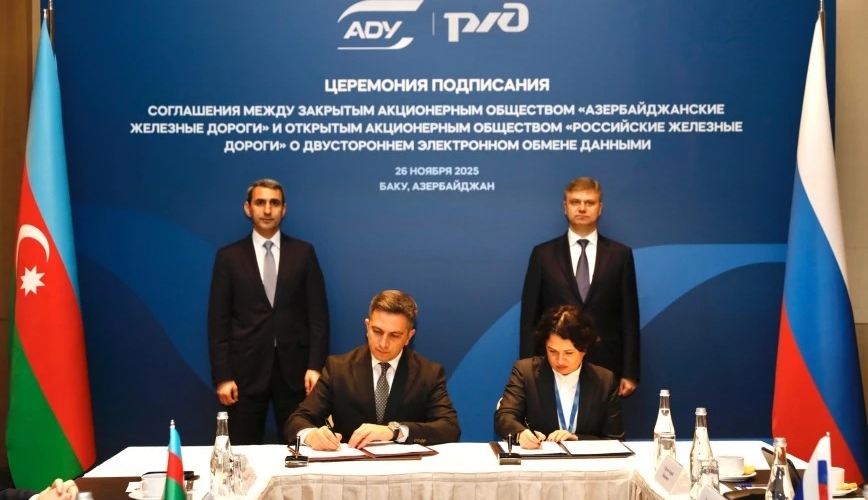 ADY və Rusiya Dəmir Yolları arasında mühüm razılaşma